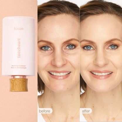 BOGO 50% OFF🔥 Hydrating Serum Foundation + Free Premium Buffing Brush
